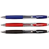 AmazonBasics Retractable Gel Pens - 50 Pack (Assorted Colors)