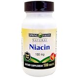 Spring Valley - Flush Free Niacin (B-3) 100 mg, 100 Tablets