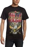 Zion Rootswear  Young Men's Willie Nelson Stars And Stripes T-Shirt
