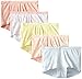 JUST MY SIZE Women's 5-Pack Cotton Boyshort, Assorted, 10