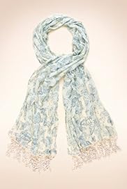 Indigo Collection Scattered Butterfly Print Scarf