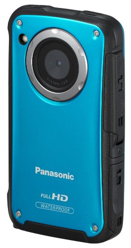 Panasonic HM-TA20EG-A Full HD Mobilkamera-Camcorder (8 Megapixel, 4-fach dig. Zoom, 7,6 cm (3 Zoll) Display, Touchscreen) blau