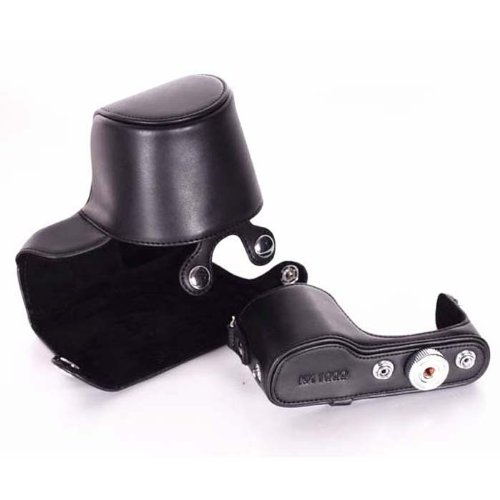 AST Ever Ready Camera Case Bag + Strap for Samsung NX1000 with 20-50mm Lens - Black