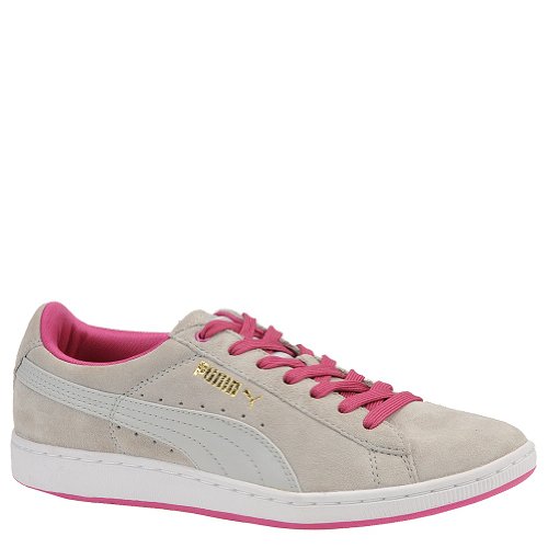 Puma Women's Supersuede Eco Fashion Sneaker,Gray Violet/Raspberry Rose,6 B US