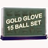 Gold Glove Award Winner: 15 Signed Gold Glove Baseballs Set with Glass Display Case