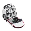 DURAGADGET Durable Water Resistant Rucksack For Panasonic DMC-FZ45, DMC-FZ150 With Handgrip