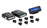 Zoom Produkt-Bild: Profi-Einparkhilfe mit 8 schwarzen Sensoren f&uuml;r Front & Heck
