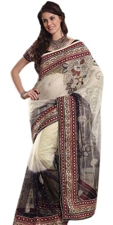 Wholesale Fashion Clothing : Lovely Border Work Sari Online