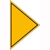 Hinweisschild Gasanlagen Richtungspfeil für 11.2831 (Gashaupthahn), Alu 20 cm Produktbild