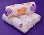 Bambino Land Organic Muslin Swaddling Blanket - 4 Pk, Purple & Orange
