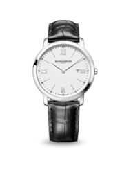 Watch: Baume et Mercier Classima Executives White Dial Stainless Steel Mens Watch M0A10097 - Baume et Mercier