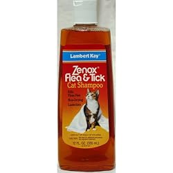 Zenox Flea & Tick Cat Shampoo 12 FL. oz