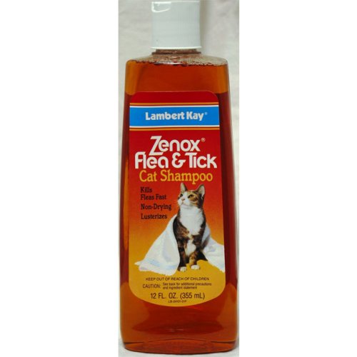 Zenox Flea & Tick Cat Shampoo 12 FL. oz