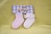 Lee Middleton Pink and White Socks