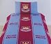 West Ham United FC Duvet Cover Set, Claret/Blue, Single