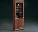 Library Bookcase with Doors (Planked Cherry) (70-3/8H x 23-1/2W x 13-1/8D)