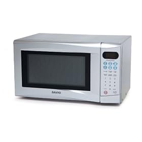Sanyo EM-S155AS 17 litre 700 watt Touch Control Solo Microwave Oven, Silver