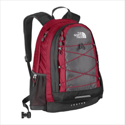 The North Face Chilli Pepper Red/Grey Jester Backpack