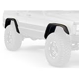 Bushwacker 10922-07 Jeep Flat Style Fender Flare - Set of 4 by Bushwacker