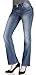 Angels Jeans Juniors Size Embroidered Back Pocket Bootcut Jeans