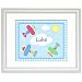Up Up and Away White Personalized Print