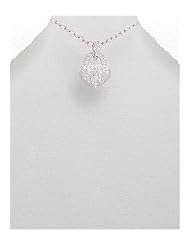 Heart CZ Pendant Necklace In Sterling Silver
