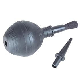 Neewer Rubber Air Dust Blower Cleaner Pump with Brush Remove Dust Off Camera Lens