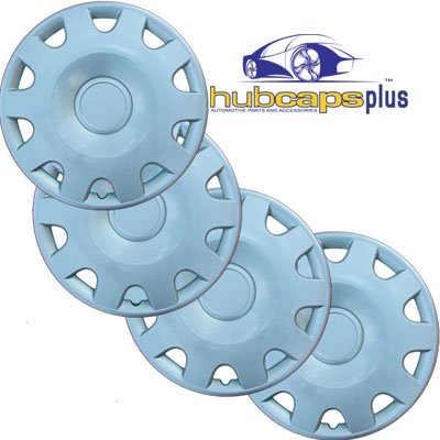 Set of Four 1998, 1999, 2000, 2001, 2002 VW Volkswagen Jetta Style 15 Inch Silver Hubcaps Wheel Covers