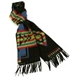 Unisex Winter Softer Than Cashmere? Warm Ski Snow Scarf Shawl Fringe Aztec Black