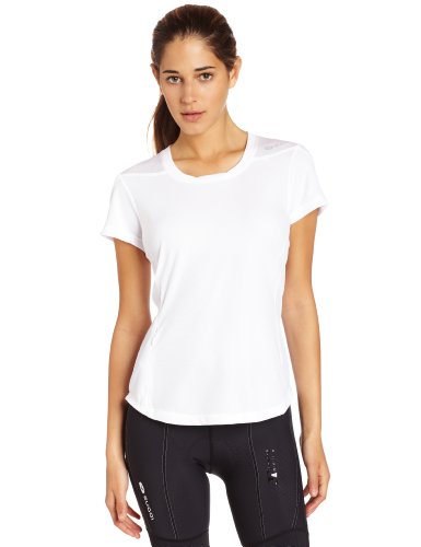 Sugoi Women's Verve Short Sleeve Shirt, White, XX-Large