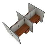 OFM, Inc. Rize Series Privacy Station - 2x2 Configuration w/ Full 63