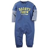 カーターズ Carter's カバーオール 長袖 綿100% Daddy's Crew Jersey Jumpsuit 18M (78-83cm)