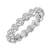14k White or Yellow Gold Shared Prong Diamond Eternity Band (3 cttw, H-I Color, SI2 Clarity)