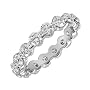14k White or Yellow Gold Shared Prong Diamond Eternity Band (3 cttw, H-I Color, SI2 Clarity)