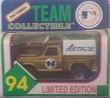 Houston Astros 1994 Matchbox MLB Diecast Ford Flareside Pick-up Truck White Rose Collectible Toy Car 1:64 Scale Pickup