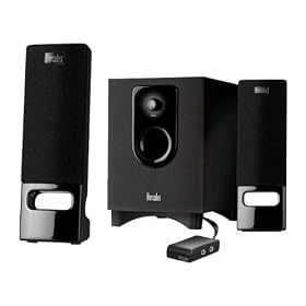 Hercules - XPS 2.1 35 - Haut parleur 2.1 - Puissance RMS 25 w - Noir Laqu�e