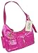 Prezzo Fuschia Satin Zipper Handbag Purse