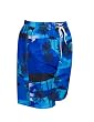Boys Swim Trunks with pockets. Purple/Blue/Squares Floral Sizes M-SM