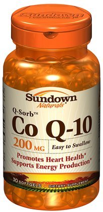 Sundown CoQ10 200 mg Softgels, 30 ct (Pack of 2)