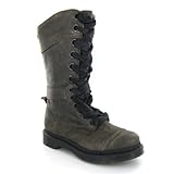 IMAGE OF Dr.Martens Triumph 1914 Grey Leather Womens Boots Size 7 UK