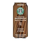 【日本未入荷・未発売】　スターバックス　エナジー＋コーヒードリンク　ダブルショット　モカフレーバー　15オンス（約443ml)　【大変お買い得な15本セット】　【アスレティックストア特別　国内・アメリカからの送料無料】　ガラナ・朝鮮人参・ビタミンB群配合 Starbucks Double Shot Energy+Coffee Mocha 15packs
