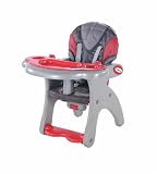 Foundations Transitions High Chair - Red / Gray 98-HC-RG