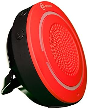 Oroview Waterproof Bluetooth Shower Speaker and Speakerphone Red