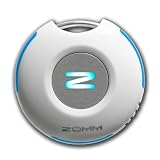 ZOMM Wireless Leash for Mobile Phones, Bluetooth Speakerphone, and Personal Safety Device (White)