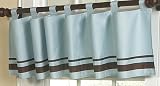 Blue and Brown Hotel Window Valance by JoJo Designs