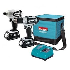 Factory-Reconditioned Makita LCT200W-R 18V Cordless Lithium-Ion Compact 2-Piece Combo Kit