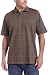 Van Heusen Mens Micropoly Printed Windowpane Polo, Brown Walnut, 2X-Large