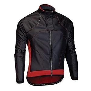 Buy Descente 2009 10 Mens Rocket Long Sleeve Cycling Jersey - Black Red - 13119bktr