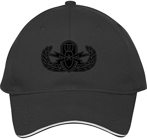 Cool Male/female Snapback Adjustable Baseball Cap Hat Senior Eod Stencil Black Cotton