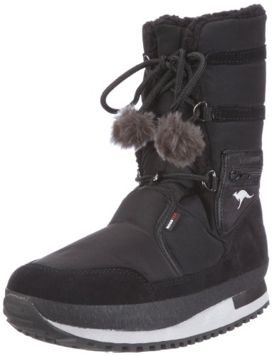 KangaROOS Silvia 31523/500, Damen Stiefel, Schwarz (blk 500), EU 41